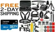 Deluxe Accessories Mega Bundle + 32gb for GoPro Hero 11 Black Mini 10 / 9 / 8