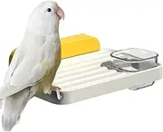 Bird Perch Stand - Paw Grinding Playground,Parrot Playground Cage Accessories for Parakeet Conure Cockatiel Gerbil Chinchilla Hamster
