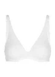 Simone PÉRÈLE Eugenie Ribbed Underwired Plunge bra - White - 34B 34B