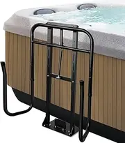 TOCRETOARE Hot Tub Cover Lift, Spa Cover Lifts Heavy Duty Cover Hydraulic Lifter Universal Assist Hot Tub Cover Lifter Removal System Reinforced Brackets Easy Assemble Fits Various Spas & Hot Tubs