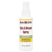 NutriBiotic, Skin & Wound Spray with Grapefruit Seed Extract, 4 fl oz (118 ml)