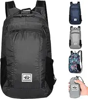 20L Lightweight Foldable Backpack for Men Women Small Hiking Rucksack Water Resistant Walking Packable Backpack for Outdoor Sports, Hiking, Travelling, Walking, Camping