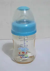 在飛比找Yahoo!奇摩拍賣優惠-Yummy Rabbit 亞米兔 PES 防脹氣寬口奶瓶 1