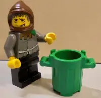 在飛比找Yahoo!奇摩拍賣優惠-【LEGO樂高】城市系列建築零件 綠色垃圾桶 含把手 Gre