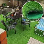 Artificial Grass Synthetic Artificial Grass Turf, Realistic Pet Dogs Lawn Mat, 3cm Thick High Density Faux Grass Turf Garden Lawn Patio Landscape, Customizable