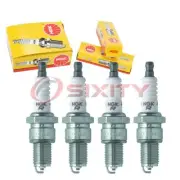 4 pcs NGK Standard Spark Plugs for 1987-1990 Mercury Tracer 1.6L L4 - Engine ff