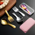 Portable Utensils for Camping Rust-resistant Flatware Set Stainless Steel Travel