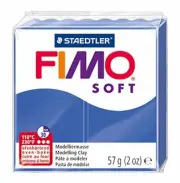 Staedtler Fimo Soft 8020-33 Oven Hardening Modelling Clay 56g - Brilliant Blue