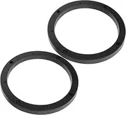 Angoily Car Door Speaker Spacer 6.5 Inch Durable Plastic Spacer Rings 2PCS for Noise Reduction and Audio System Improvement