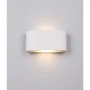 TAMA Wall Light Surface Mounted Up/Down 6.8W Curved Sand 3000K IP54 605LM