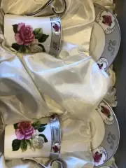 silver anniversary tea set bone china (25 Years)