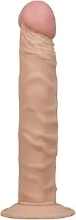 10” Extra Large Long Realistic Dildo Large Dildos for Women with Strong Suction Cup for Hands-Free Play, Flexible Silicone Lifelike Penis Shaft Anal G-Spot Stimulation Sex Toy