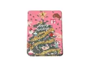 Christmas Tree Double Compact Mirror w/ Crystal Stones ~ Great Gift Idea!