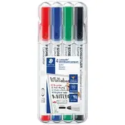 Staedtler Lumocolor Compact Whiteboard Marker Assorted 4 Pack