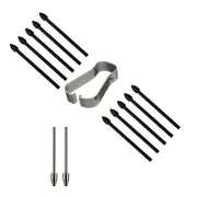 Metal Nibs/Tips Replacement for Samsung Galaxy Tab S9/S9FE+/S7/S6 (2+10 pcs Set)