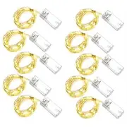 ElegantWeddingReceptionParty 10pcs 3m 2m 1m Led String Lights Battery Operated Sliver Wire Fairy garland Light Christmas Outdoor Lights Chain Wedding Patry