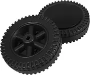 Quick Install Bbq Caster Wheels 6 Inch Grill Wheel Covers Replacement Tires Hand Trucks