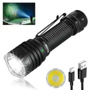 TS23 Tactical Flashlight,5000 High Lumens Rechargeable Flashlight,70.3 HI LED...
