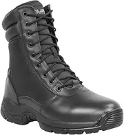 [LA Police Gear] 'LAPG Women's Core 8'' Tactical Side-Zip Duty Boots, Slip-Resistant, Lightweight, Breathable, Durable Footwear for Work and Outdoor Adventures, Black'