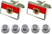 [Select Gifts] Shirt Dress Studs Dortmund City Germany Flag Cufflinks