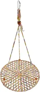 ibasenice Reptile Hammock Bed for Lizards Snakes Iguanas Cotton Rope Swing Easy Hanging Design for Reptiles Multi Purpose Pet Accessory Grey