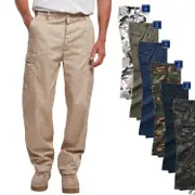 Brandit - US Ranger Cargo Army Outdoor Pants, Water Repellent Beige L
