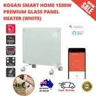 Kogan Smart Home 1500W Premium Glass Panel Heater Mobile Floor Wall Remote