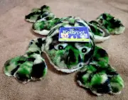 Dog Toy Stuffed Over sized Plush Frog w/ Squeak New!