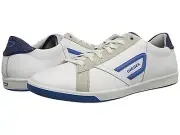 DIESEL Y01034 P0577 H5566 GRANTOR LOW Mn's (M) White/Blue Leather Casual Shoes