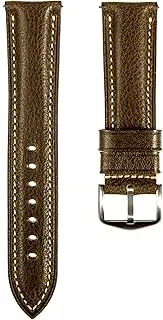 [Strapseeker] Premium Minerva Box Leather Watch Band - Luxury Italian Leather MBox Watch Strap from Badalassi Carlo tanneries- Quick-Release - 18mm, 20mm, 22mm, 24mm