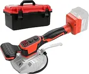 Tile Vibration Machine for Milwaukee M18 Battery, Cordless Tile Vibration Leveling Machine with 8 Adjustable Speed,Suction Cup,Digital Display for Floor,Tile,Wall (NO Battery) (for Milwaukee)