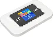 4G LTE Mobile Hotspot Router, 4G LTE WiFi Mobile Hotspot Router with 2 SIM Slots, Support 10 Devices, Hotspot for Travel Road Trip Vacation Rentals Camping Gathering