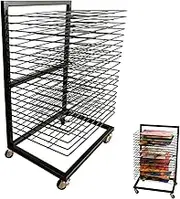 Paint Drying Rack Art Storage Display Stylish Stack Holds A3 Size Artwork Organizer Canvas Rack for Sketches Drawings Gallery