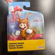 World of Nintendo Super Mario Series TANOOKI MARIO 2.5 Inch Figure Package Wear