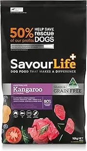 SavourLife Australian Grain Free Kangaroo for Adult Dog, 10 Kilograms