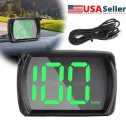 Universal Smart Car Digital GPS Speedometer HUD Head Up Display MPH Speed HD ABS