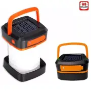 Solar Rechargeable LED Flashlight Power Camping Tent Light Torch Lantern Lamp US
