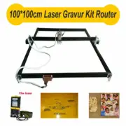 CNC 100X100CM Laser Engraver Kit Router &15W Laser Module Wood Milling Machines