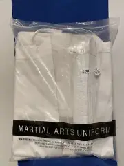 Martial Arts Uniform Quest Martial Arts White Gi, Pants and Belt Size 6 200cm