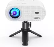 VISSPL Full HD 1080P Mini Portable Indoor / Outdoor Video Projector