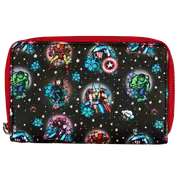 Loungefly Marvel The Avengers Floral Tattoo Wallet/Purse - New, With Tags