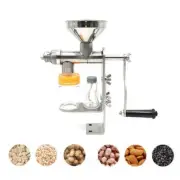Manual household oil press household peanut kernel oil press stainless steel