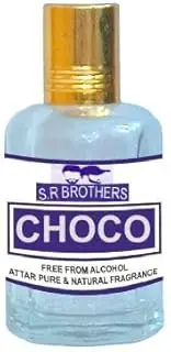 SR CHOCO glass attar for Suitable for Daily uses,Occasions & parties long lasting Fragrance roll on Perfume Oil Leak proof available in travel size for unisex 25ML