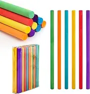 KEJJNYER 60 Pack 12 Inch Rhythm Sticks, 6 Colors Wooden Rhythm Sticks Set Musical Instruments Rhythm Sticks Bulk for Activities(30 cm/ 12 Inches)
