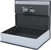 Simulated Book Safe with Password Lock Decorative Hidden Storage for Cash and Valuables for Home and College Dorms Ample Space Realistic Design