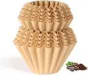 2-5 Cup Coffee Filters Pack of 100 Unbleached Coffee Filters 5 Cup