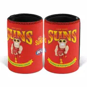 Gold Coast Suns AFL Retro Design Beer Can Bottle Cooler Stubby Holder Cosy