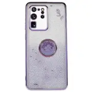 KADEM TPU Case for Samsung Galaxy S20 Ultra Gradient Glitter Rhinestone Decor Pattern Phone Cover