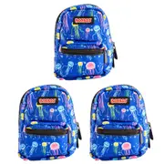 3PK MDI BooBoo Aquaworld Backpack Minis Jellyfish Mini Bag/Purse 11x15cm 3y+