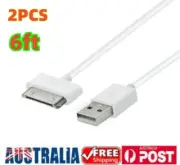 2X USB Data Sync Cable Cord Charger for iPod Nano Touch 4th 6FT NEW